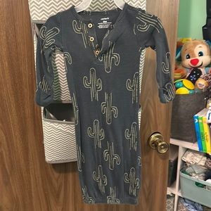 Carter's Gray Cactus Print Sleep Gown